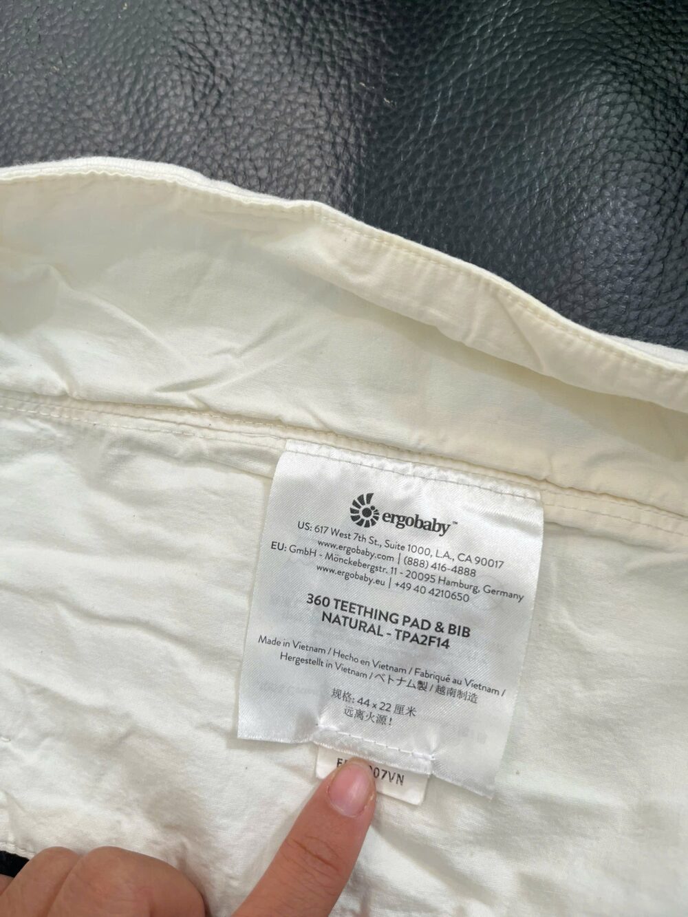 Địu Ergobaby Omni 360 Cool Air Mesh( màu Pearl Grey) 0m -> 20kg (tặng kèm yếm địu) - Ảnh 13