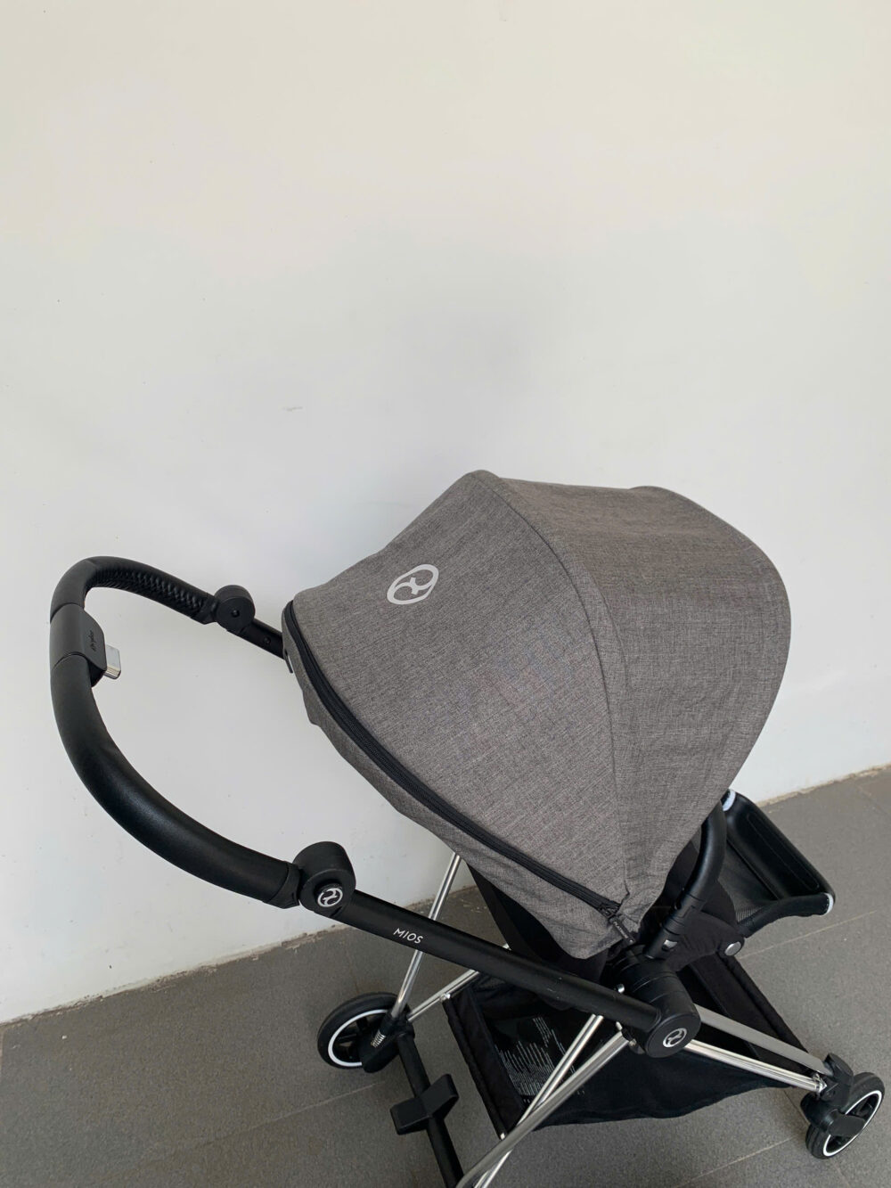 Xe đẩy Cybex mios 1 (xám khung bạc) - cho bé sơ sinh - 22kg - Ảnh 12