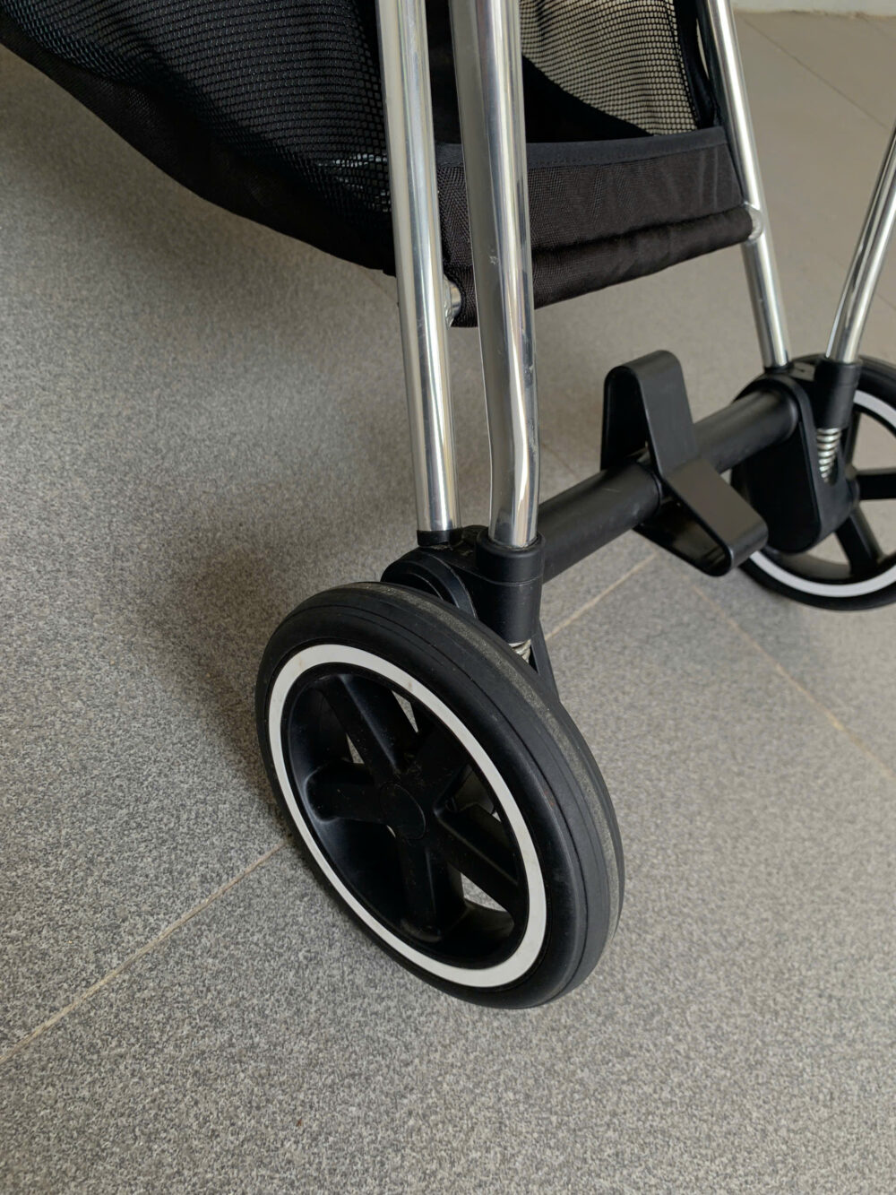 Xe đẩy Cybex mios 1 (xám khung bạc) - cho bé sơ sinh - 22kg - Ảnh 3