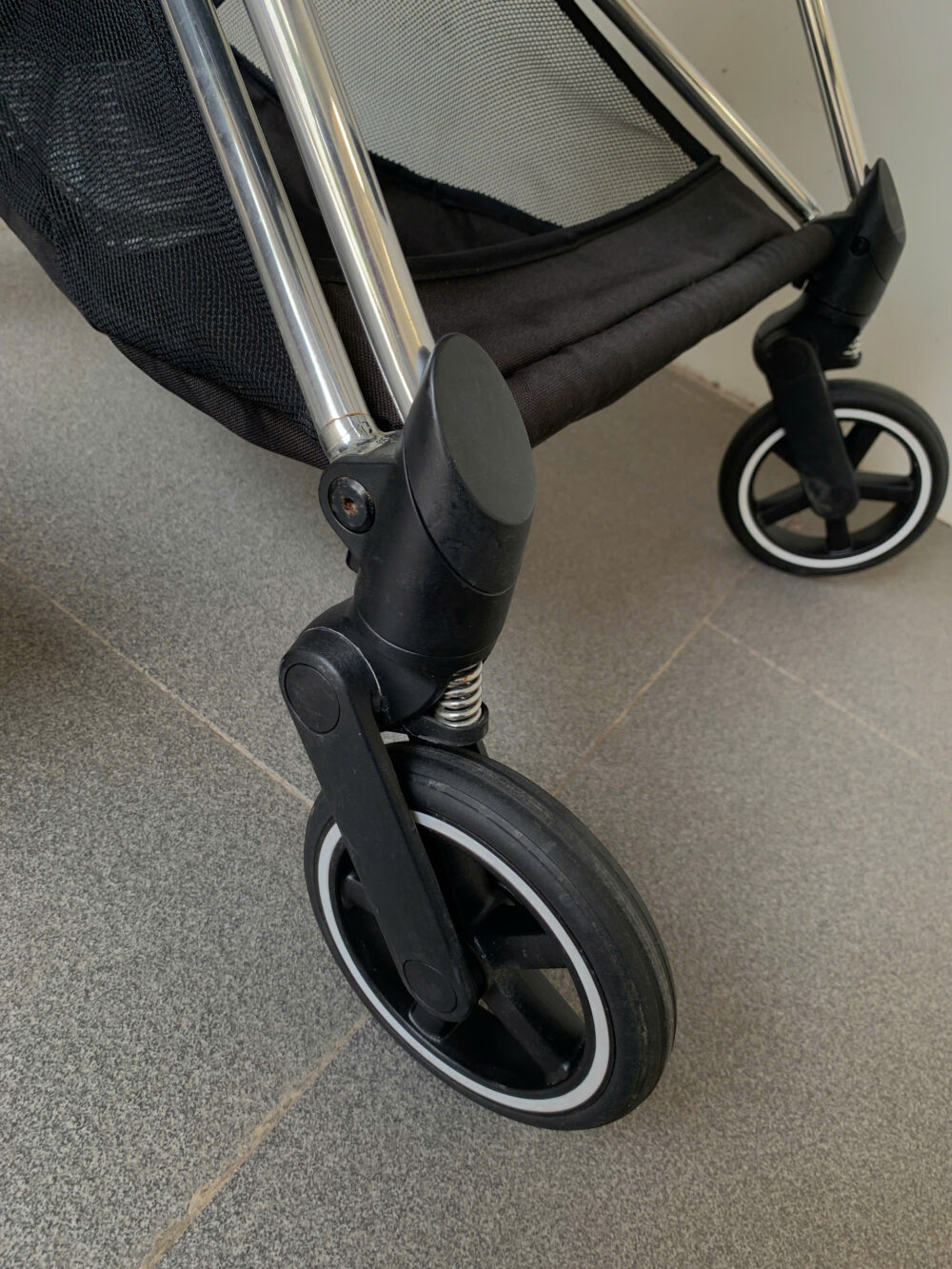 Xe đẩy Cybex mios 1 (xám khung bạc) - cho bé sơ sinh - 22kg - Ảnh 4