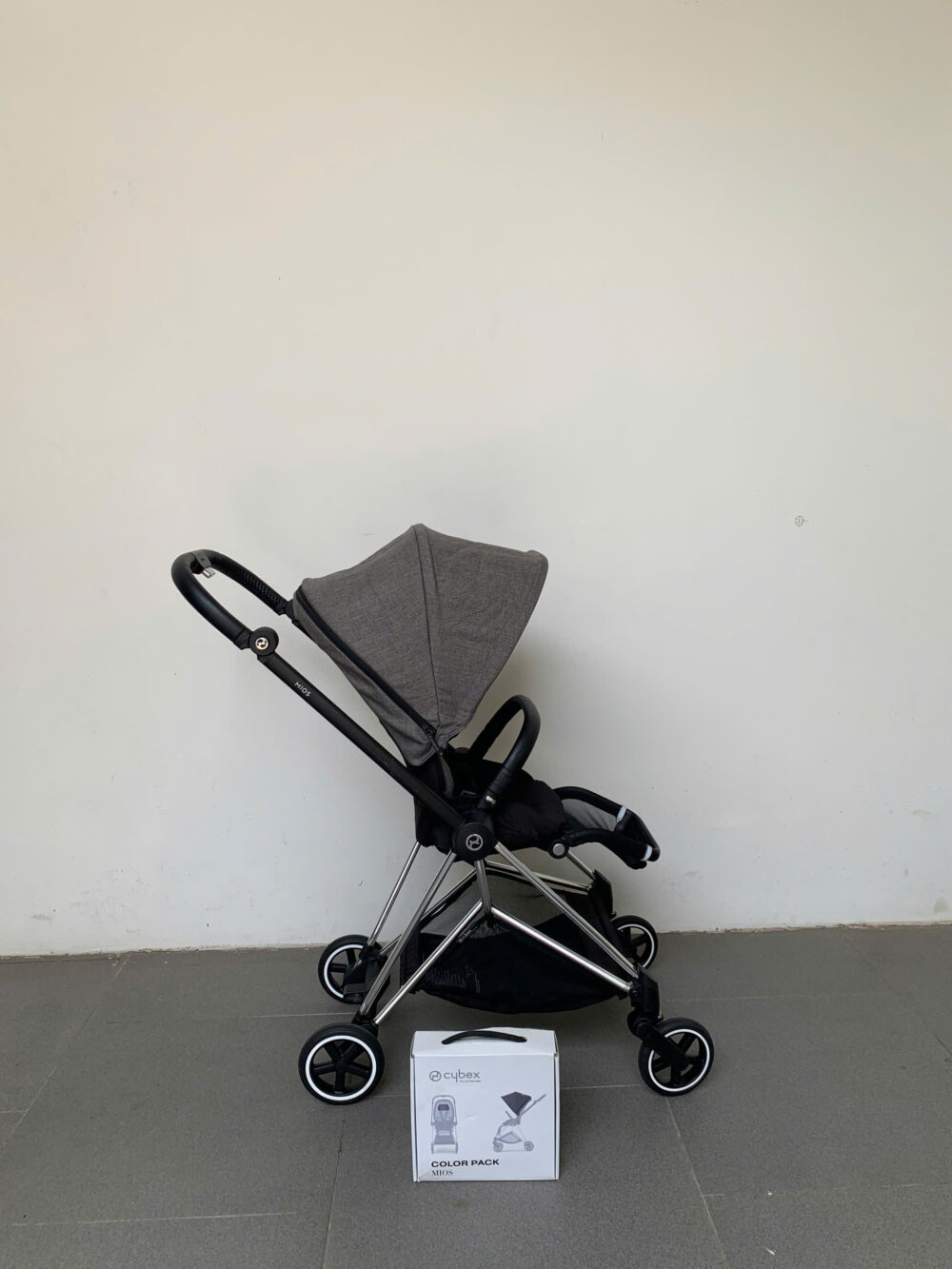 Xe đẩy Cybex mios 1 (xám khung bạc) - cho bé sơ sinh - 22kg - Ảnh 7