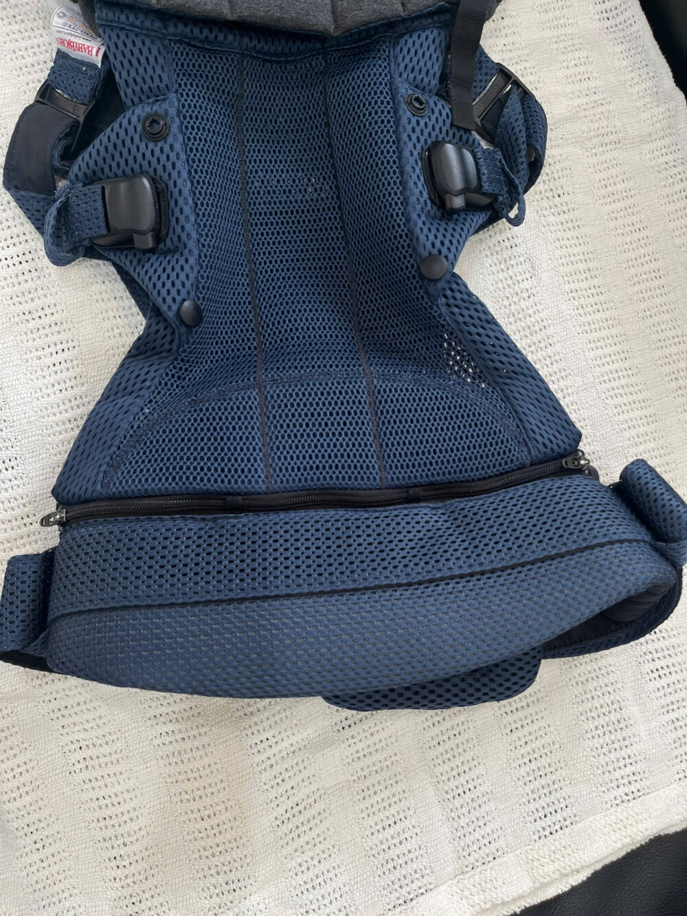 Địu BabyBjorn Harmony xanh Navy - size sơ sinh 3.2kg → 15kg (no box) - Ảnh 11