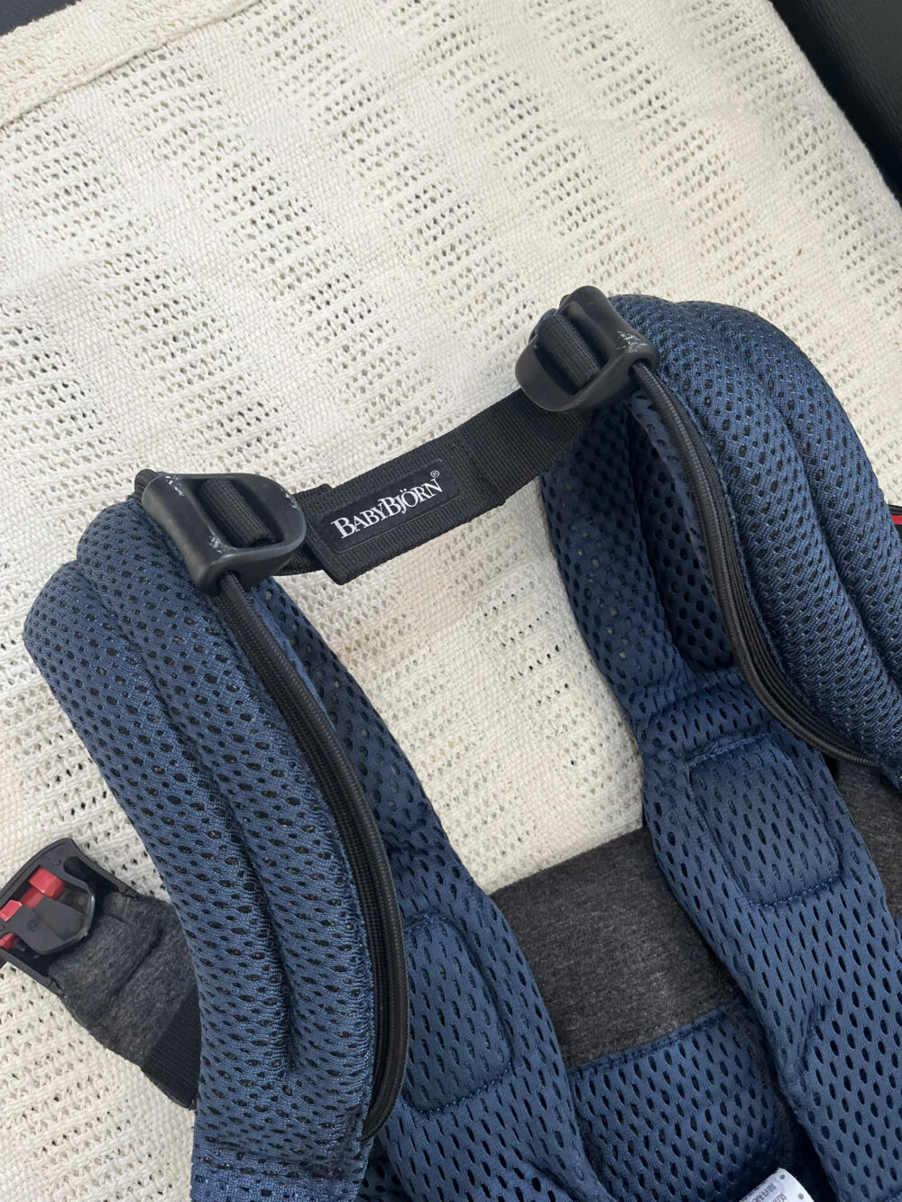 Địu BabyBjorn Harmony xanh Navy - size sơ sinh 3.2kg → 15kg (no box) - Ảnh 2