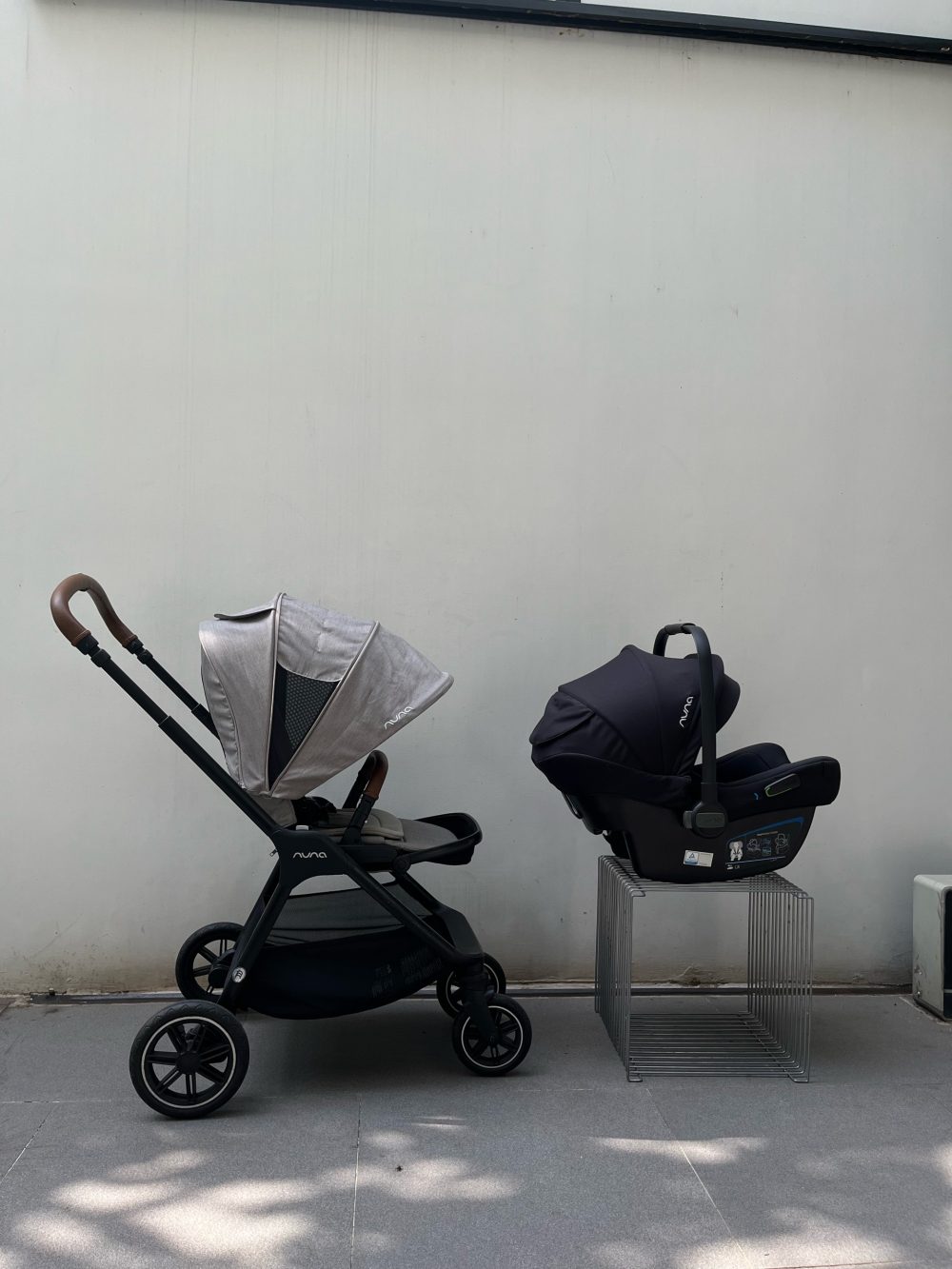 Bộ xe đẩy Nuna Triv Next màu hazelwood ( Size: 0m->4m, tối đa 22kg6)và Nôi Nuna Pipa Next màu carviar kèm Adapter - Ảnh 30