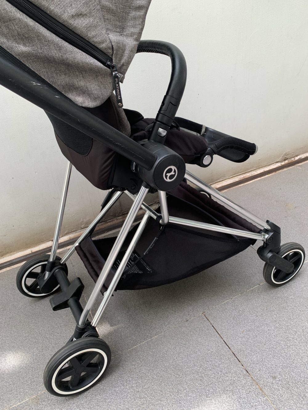 Xe đẩy Cybex mios 1 màu xám khung bạc (0-22kg~4y) - Ảnh 7