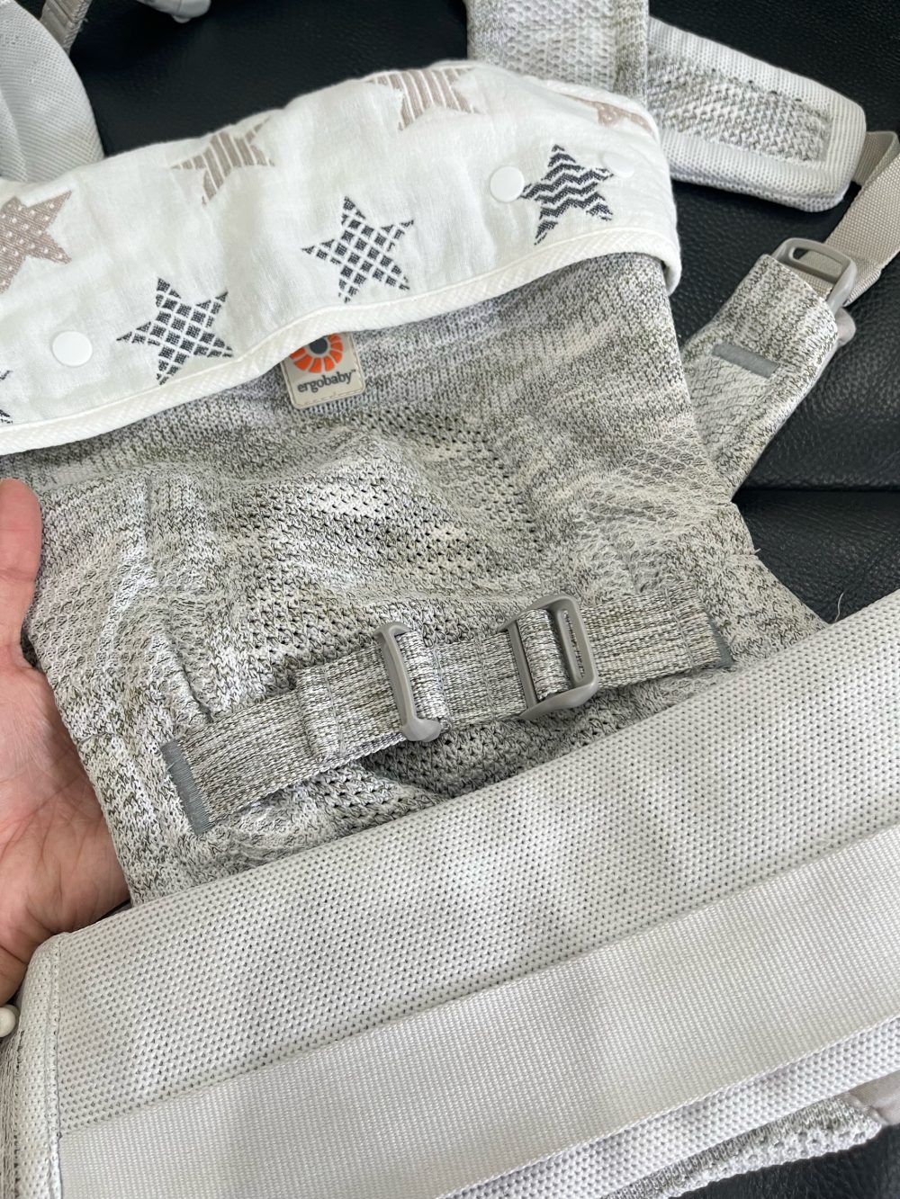 Địu cho bé Ergobaby Aerloom – Misty Morning ( size: 0m-> 15kg9, full box) - Ảnh 4