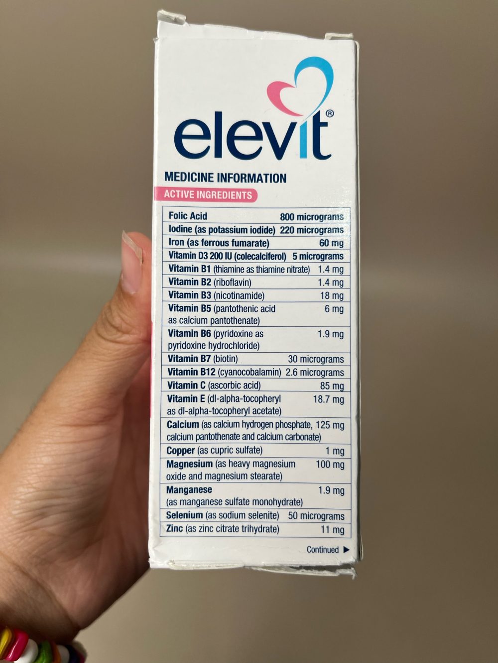 Vitamin tổng hợp Elevit cho mẹ bầu ( Date: 15/04/2028) và Canxi hữu cơ Chela Calcium D3 Cho mẹ bầu và sau sinh ( Date: 30/10/2028) - Ảnh 10