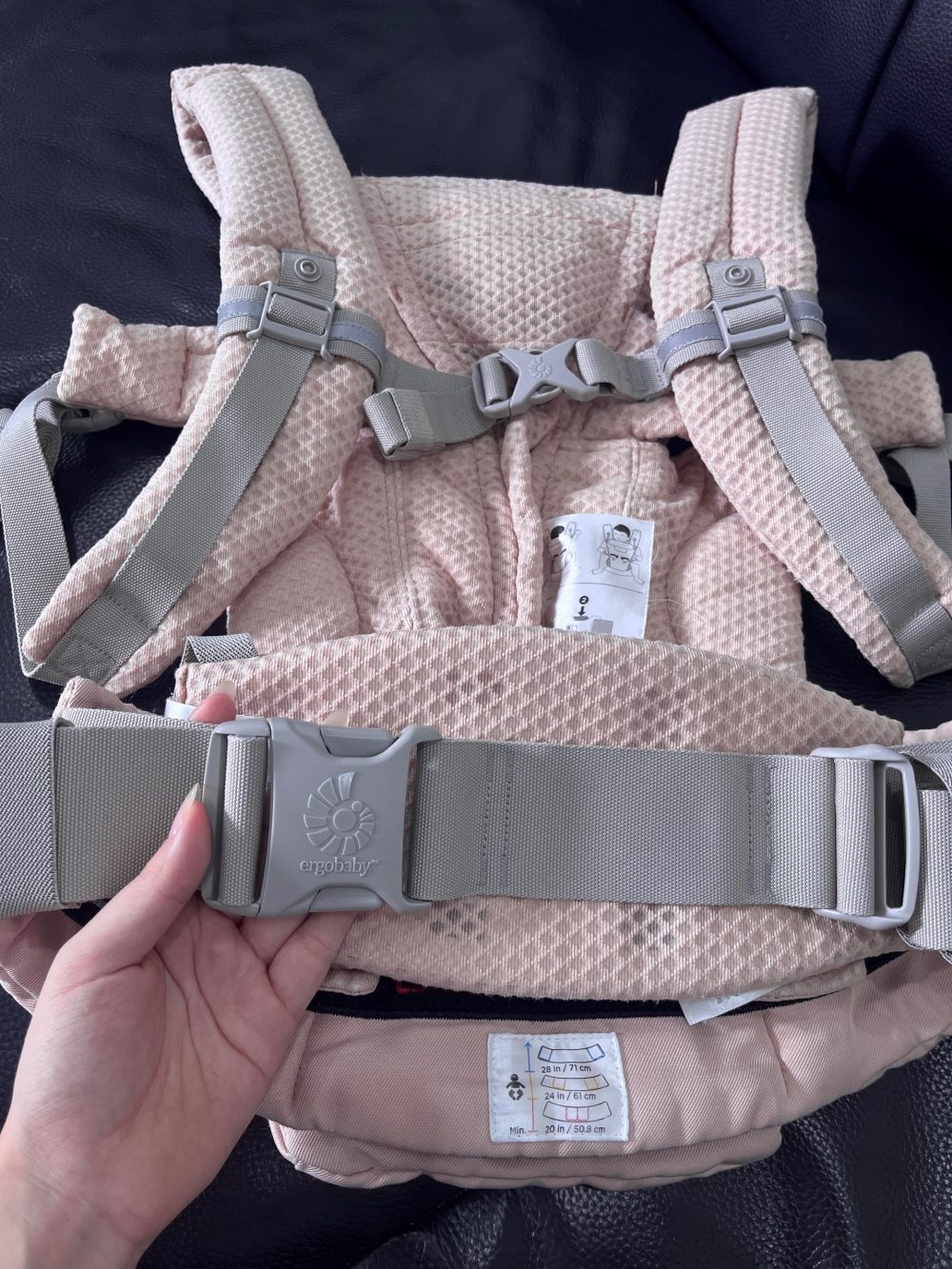 Địu Ergobaby Omni Breeze màu hồng (0→4y, tối đa 20kg) - Ảnh 19