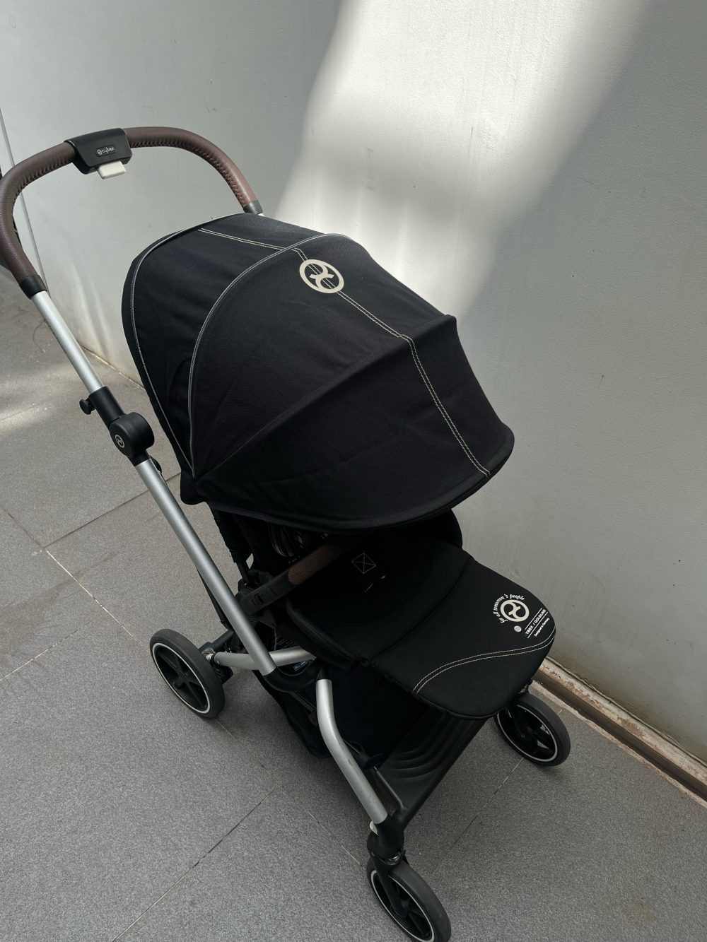 Xe Đẩy Cybex 2 Chiều Eezy S Twist+2 màu magic black ( size: 0m->4m, tối đa 22kg) - Ảnh 12