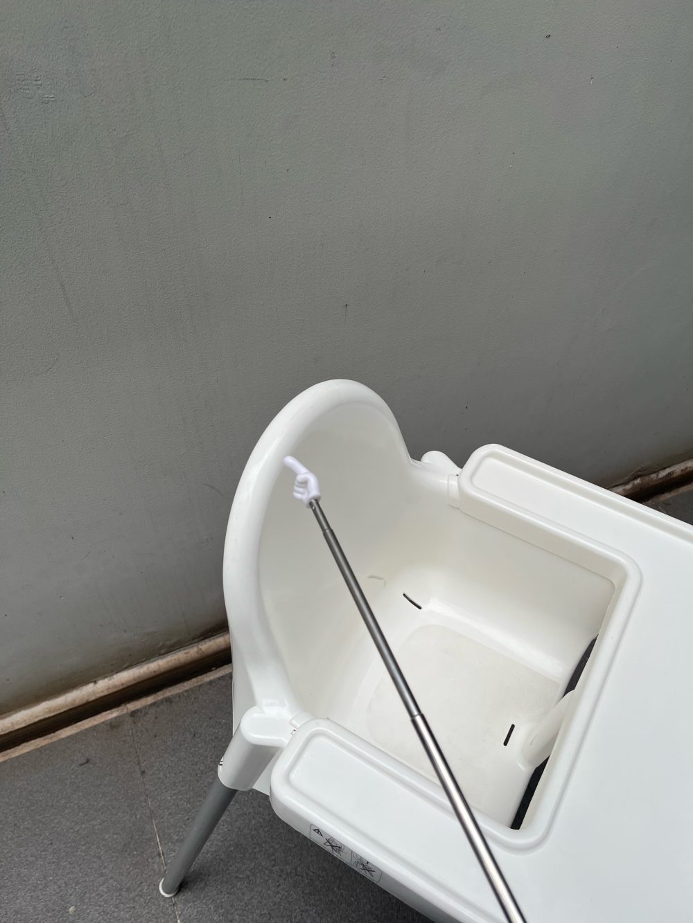 Ghế ăn dặm Ikea màu trắng (size: 6m->3y, tối đa 15kg) - Ảnh 11