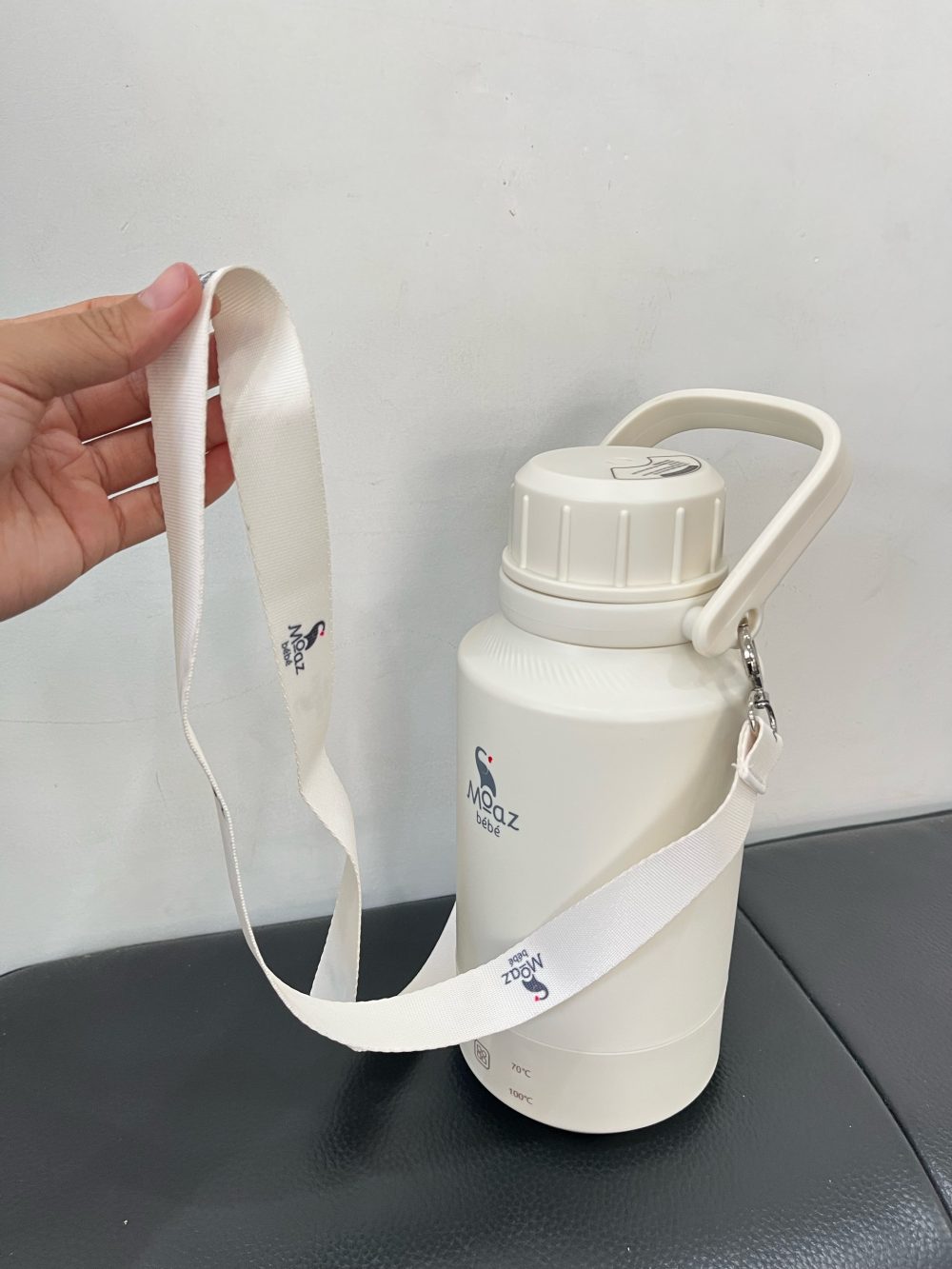 Bình đun nước Moaz BéBé màu trắng ( no box) - Ảnh 7