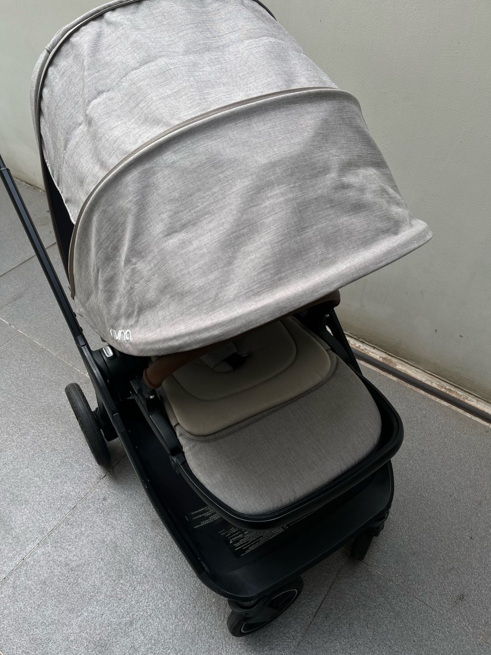 Bộ xe đẩy Nuna Triv Next màu hazelwood ( Size: 0m->4m, tối đa 22kg6)và Nôi Nuna Pipa Next màu carviar kèm Adapter - Ảnh 22
