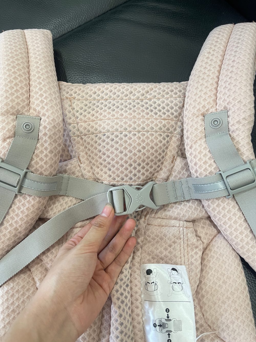 Địu Ergobaby Omni Breeze màu hồng (0->48m, tối đa 20kg, no box) - Ảnh 14