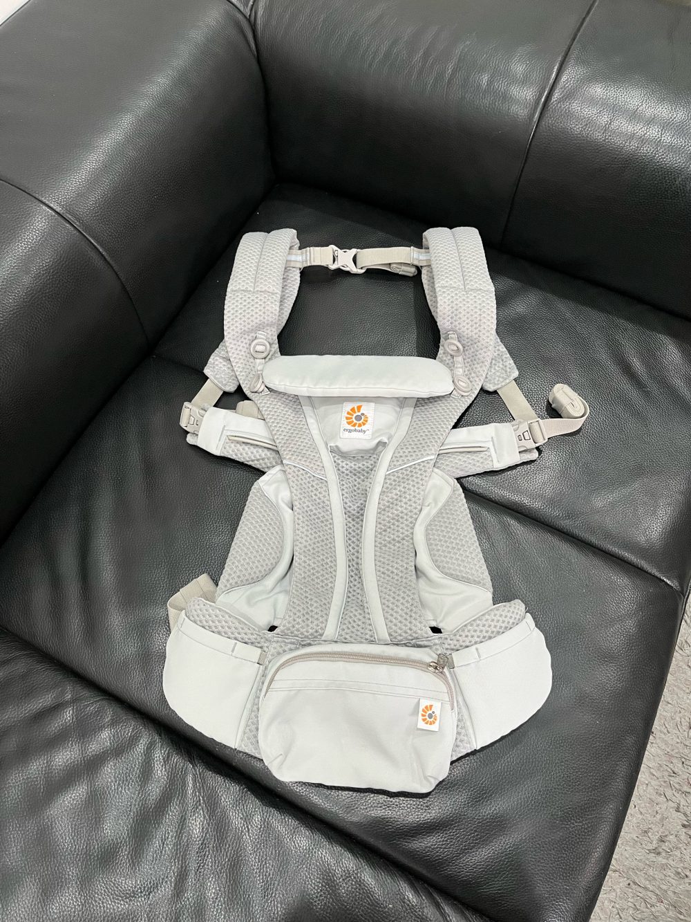 Địu Ergobaby Omni Breeze, Pearl Grey (size: 0m~3.2kg→20kg, no box) - Ảnh 10