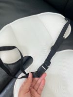 Đệm lót xe đẩy Cheg bébé màu trắng hoạ tiết thỏ - Ảnh 4