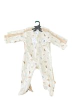 Set 3 bộ bodysuit hoạ tiết gấu, nhím Anko baby ( size:0->3m, new 100%)