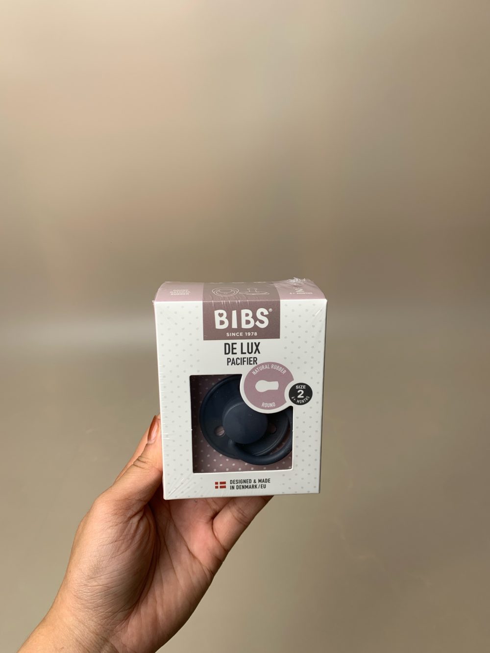 Ti giả BIBS delux latex size 2 (6m+) tặng thẻ trắng đen cho bé 0-3m - Ảnh 5