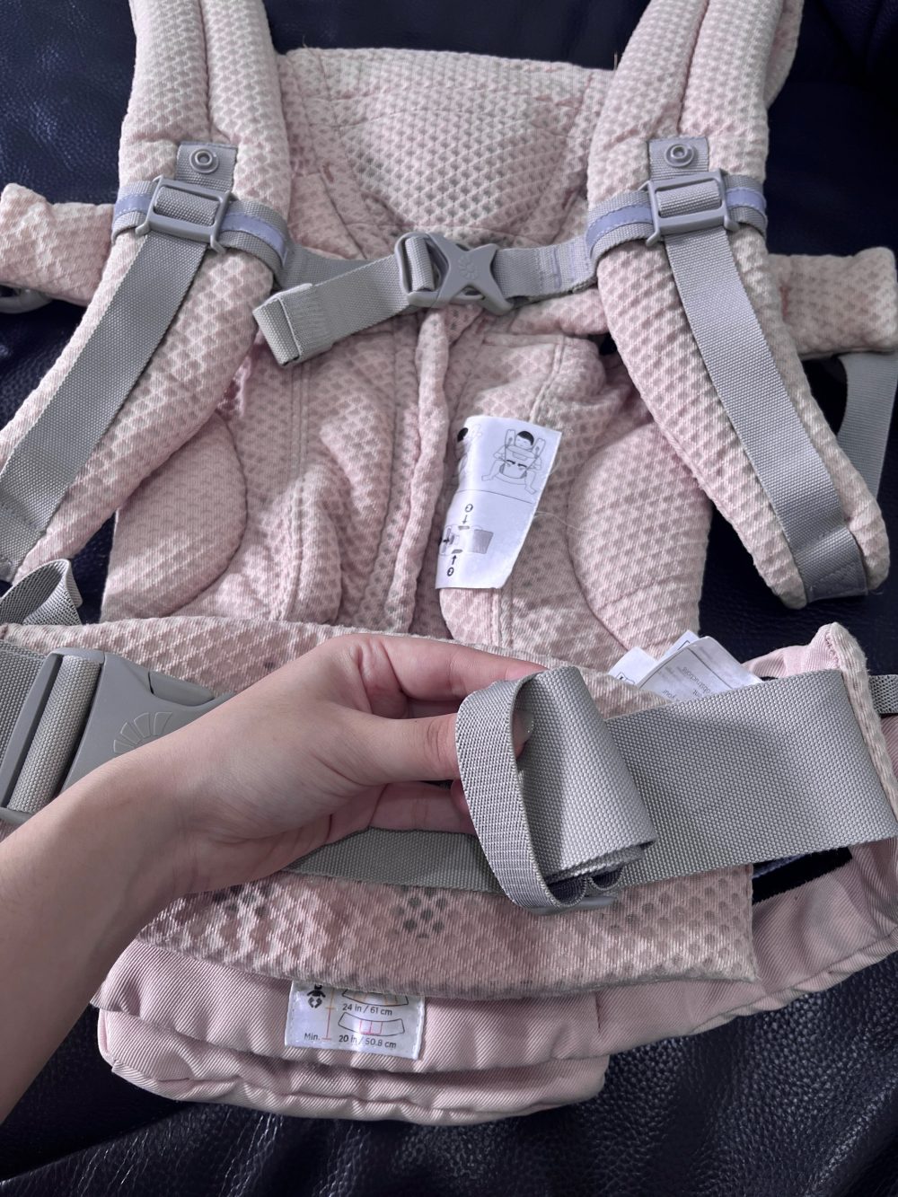 Địu Ergobaby Omni Breeze màu hồng (0→4y, tối đa 20kg) - Ảnh 23