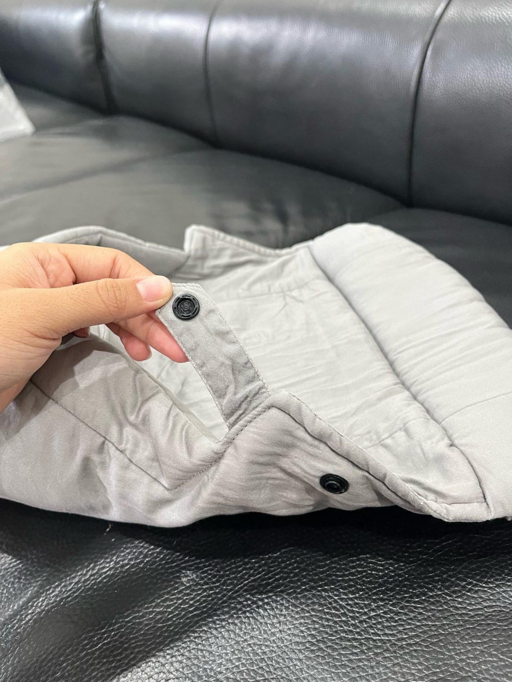 Kén ủ sơ sinh Ergobaby Infant Insert Easy Snug, Grey( size: 0m->4m, no box) - Ảnh 3