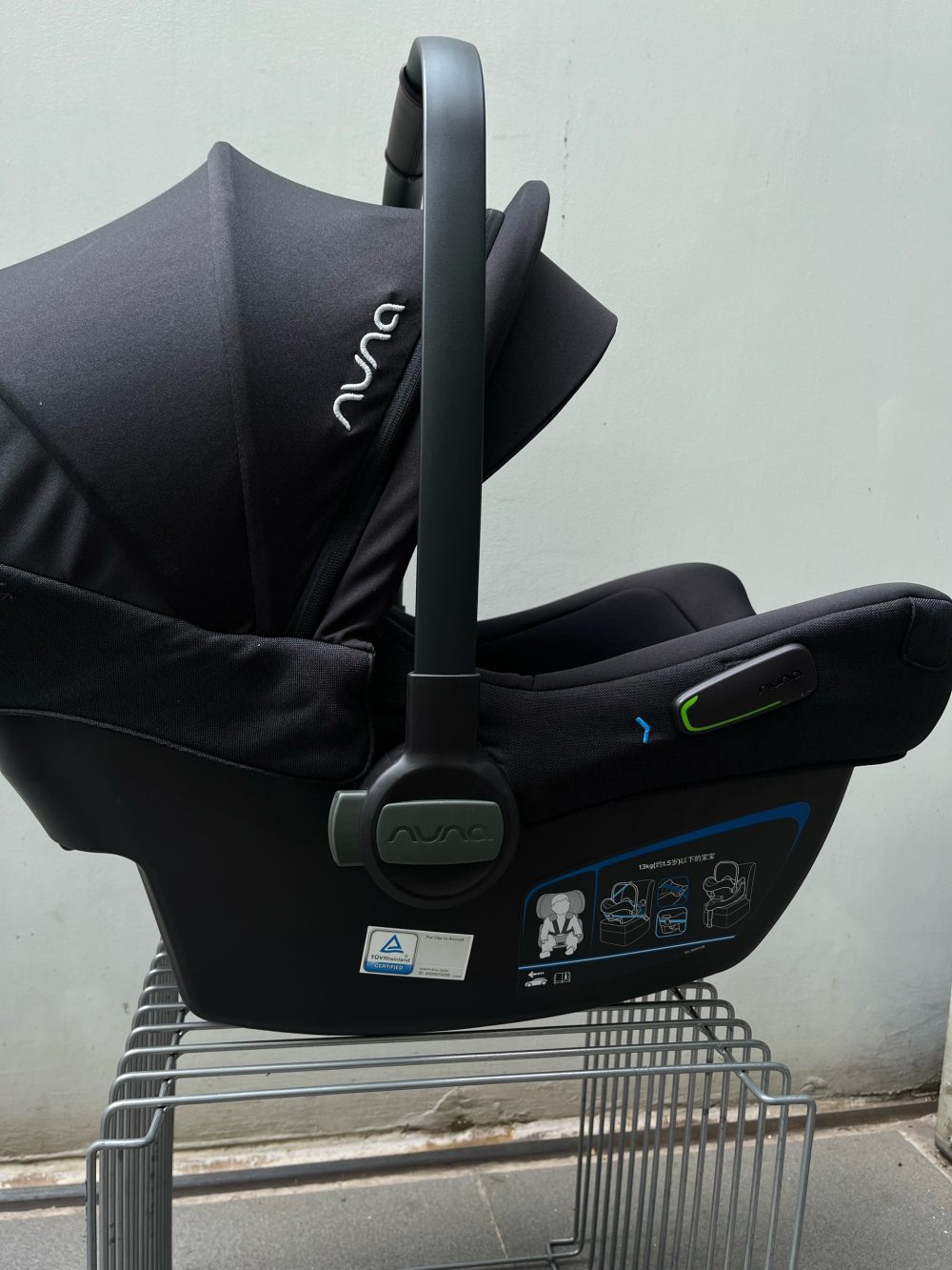 Ghế ngồi ô tô Nuna Pipa Next màu carviar ( size: sơ sinh-> 13kg) - Ảnh 8