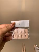 Hộp 2 núm ti silicone Grosmimi stage 1 (1~3m) tặng áo ngực lót su mềm cho mẹ màu be (size: 40/90) - Ảnh 11