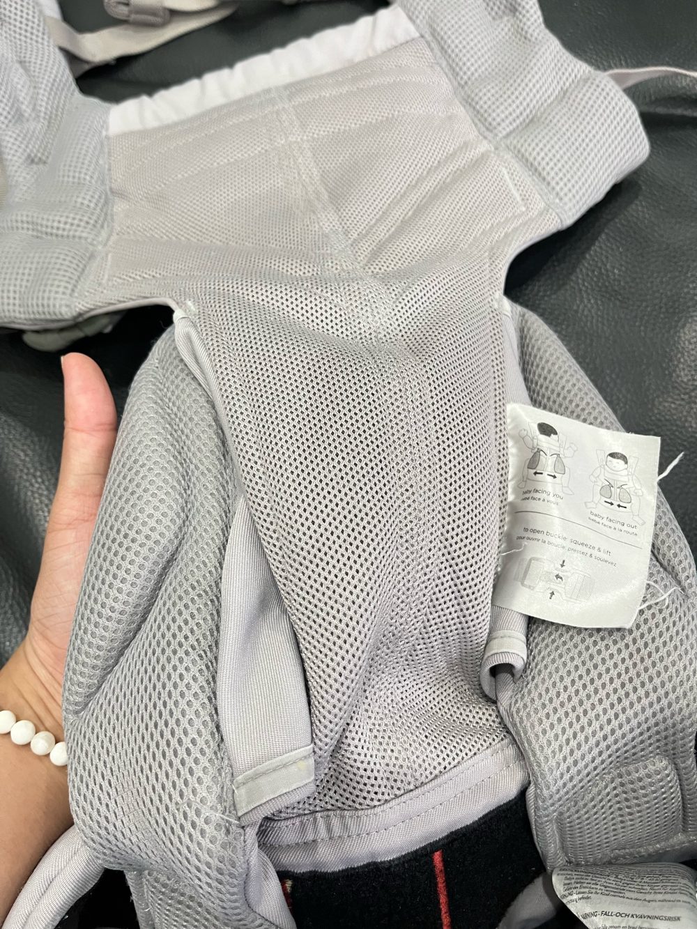 Địu cho bé Ergobaby Omni 360 Cool Air Mesh, Pearl Grey ( 0m—> 20kg) - Ảnh 21