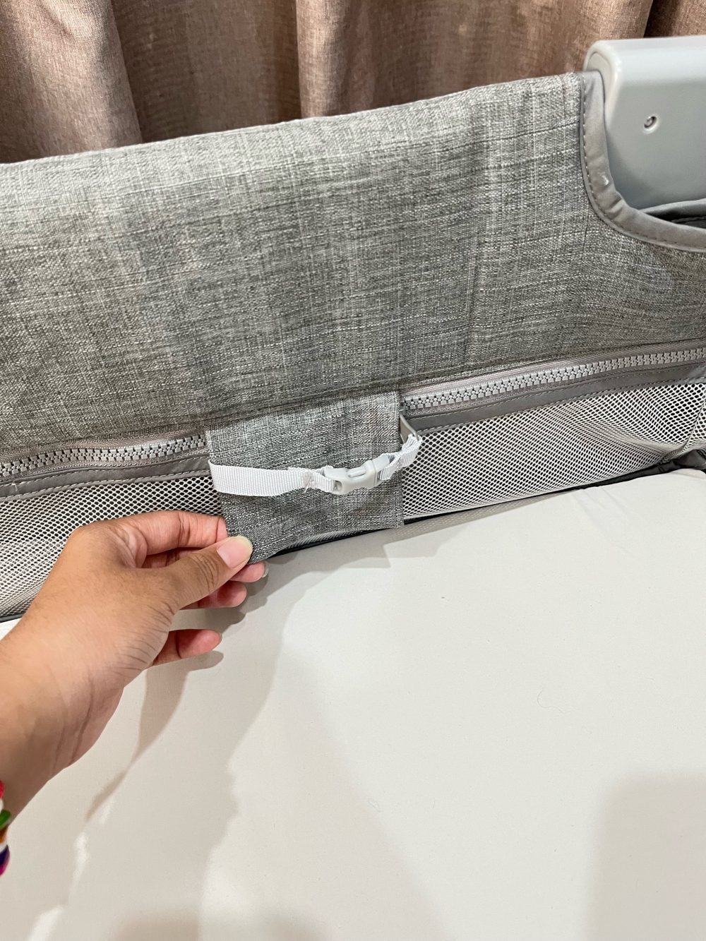 Giường cũi Joie Kubbie Sleep Foggy Gray ( full box) - Ảnh 11