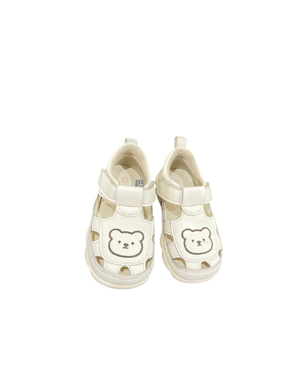 Giày trẻ em balabala hoạ tiết con gấu màu be (size: 21~ 12,8–> 13,2cm) - Ảnh 1