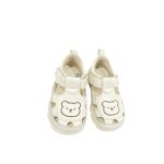 Giày trẻ em balabala hoạ tiết con gấu màu be (size: 21~ 12,8–> 13,2cm)