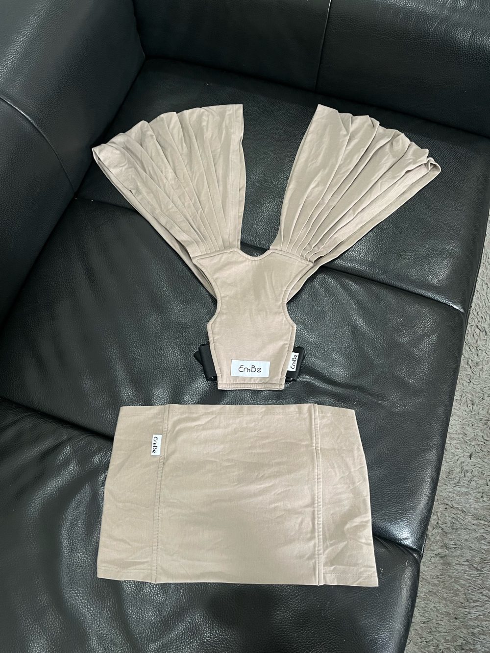 Địu Vải EmBé Sling màu Mocha FLEX (size: 0m+, no box) - Ảnh 13