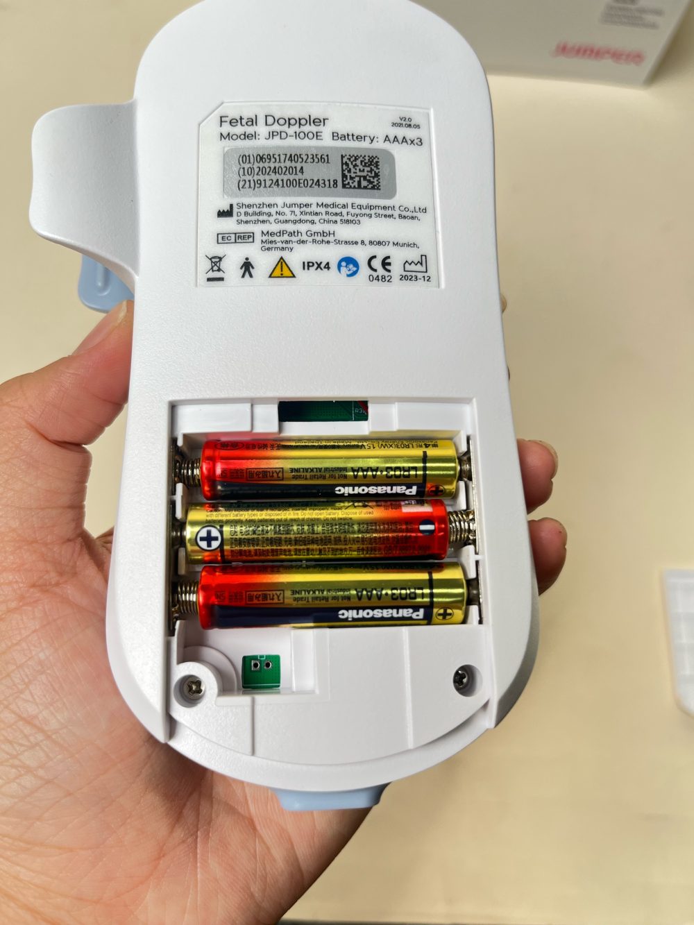 Máy nghe tim thai tại nhà JUMPER JPD-100E (full box) - Ảnh 7