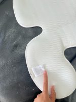 Đệm lót xe đẩy Cheg bébé màu trắng hoạ tiết thỏ - Ảnh 2