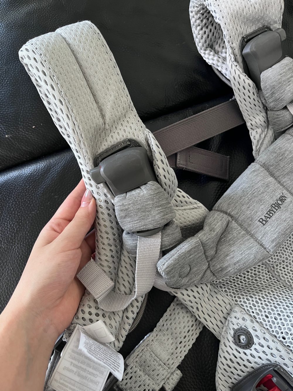 Địu Trẻ Em Baby Bjorn Harmony màu Sliver (0→3 tuổi, tối đa 15kg) còn box - Ảnh 15