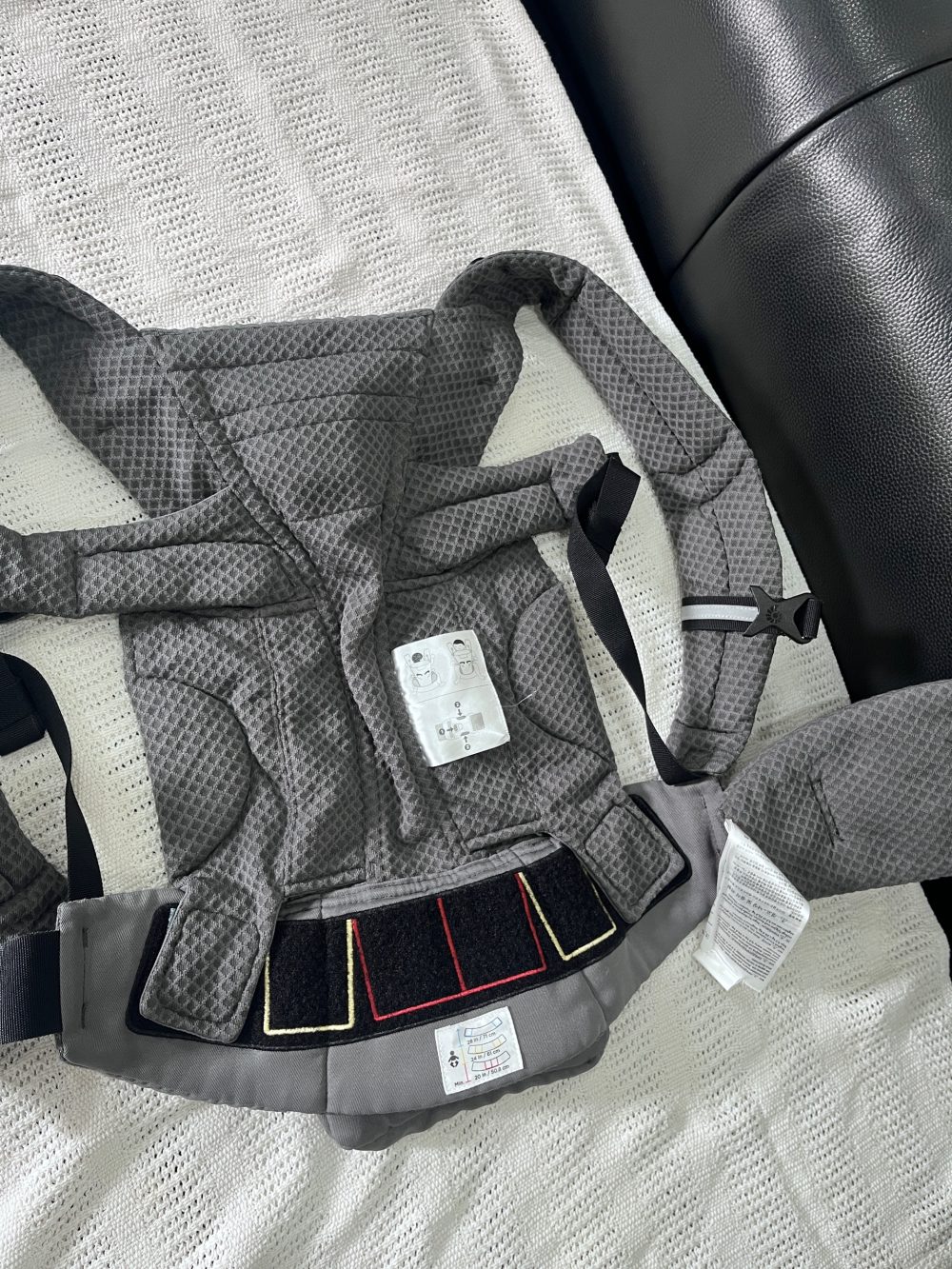 Địu Ergobaby Omni Breeze màu xám (0→4y, tối đa 20kg) tặng kèm yếm địu Ergobaby - Ảnh 18