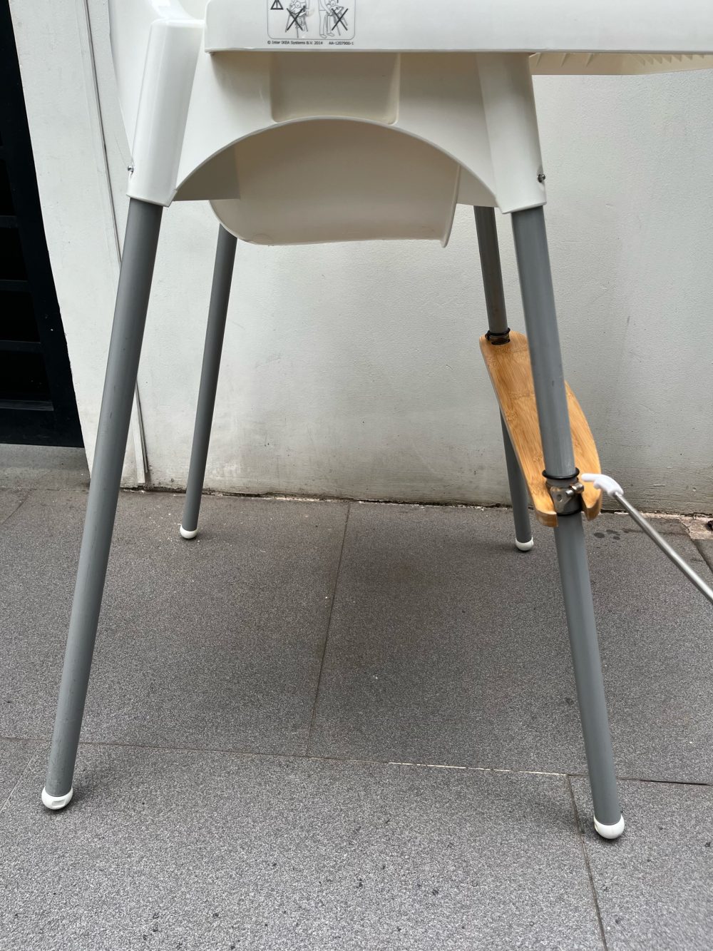 Ghế ăn dặm Ikea màu trắng (size: 6m->3y, tối đa 15kg) - Ảnh 12