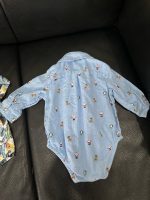 Bộ boduysuit Little me màu xanh hoạ tiết giáng sinh ( size: 3m) Tặng kèm áo Tape À L’oeil ( size: 6m) - Ảnh 6