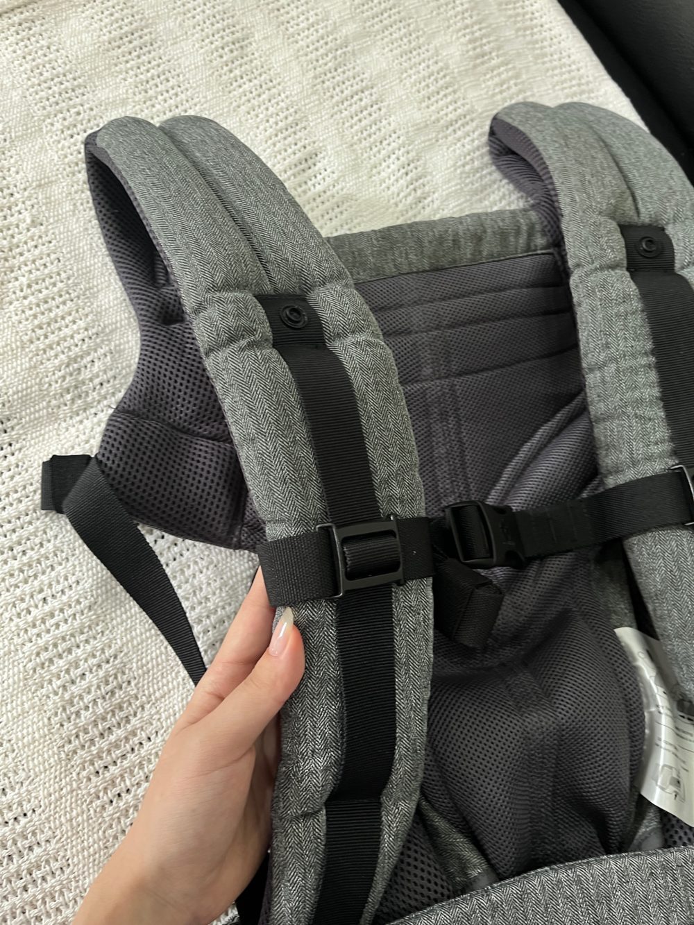 Địu Ergobaby Omni 360 Cool air mesh màu xám (0→4y, tối đa 20kg) tặng kèm yếm địu Mumuv - Ảnh 13