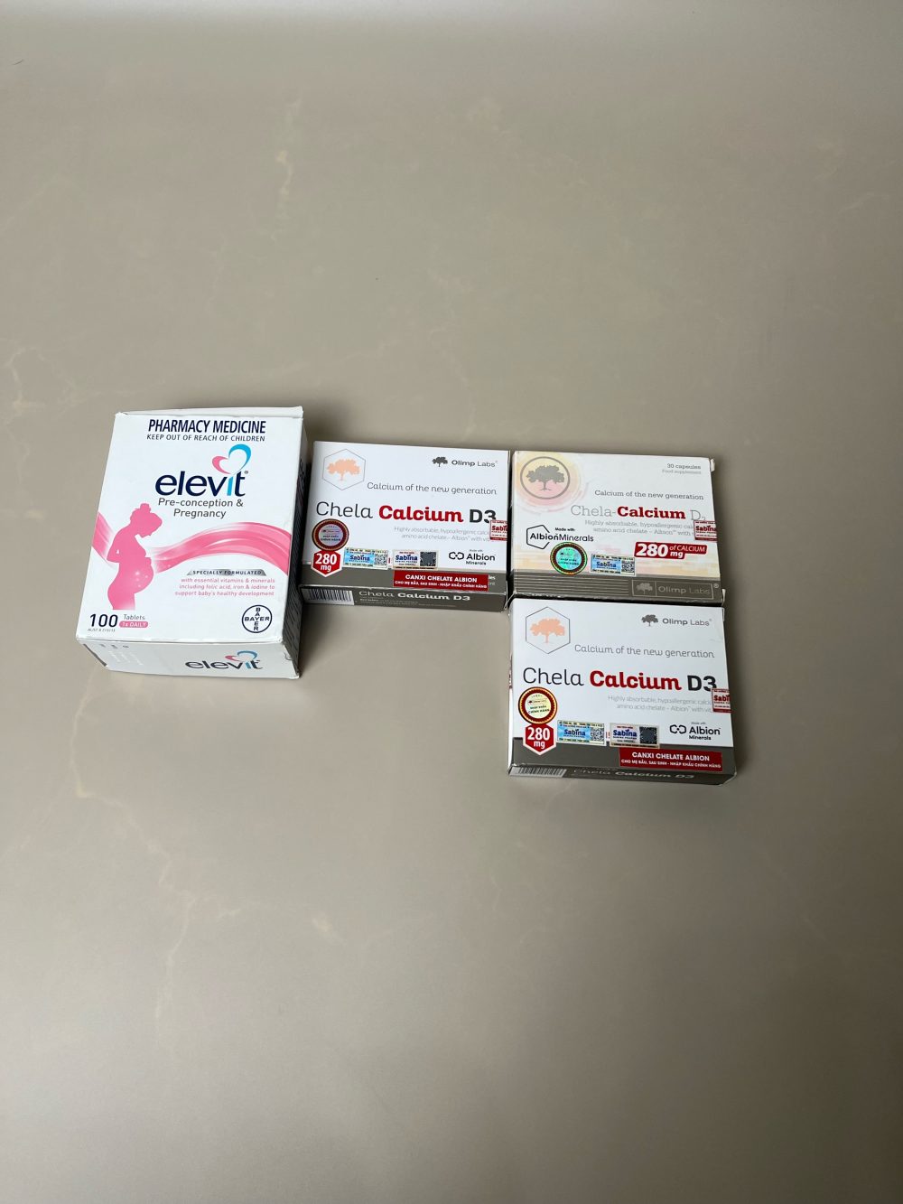 Vitamin tổng hợp Elevit cho mẹ bầu ( Date: 15/04/2028) và Canxi hữu cơ Chela Calcium D3 Cho mẹ bầu và sau sinh ( Date: 30/10/2028) - Ảnh 9