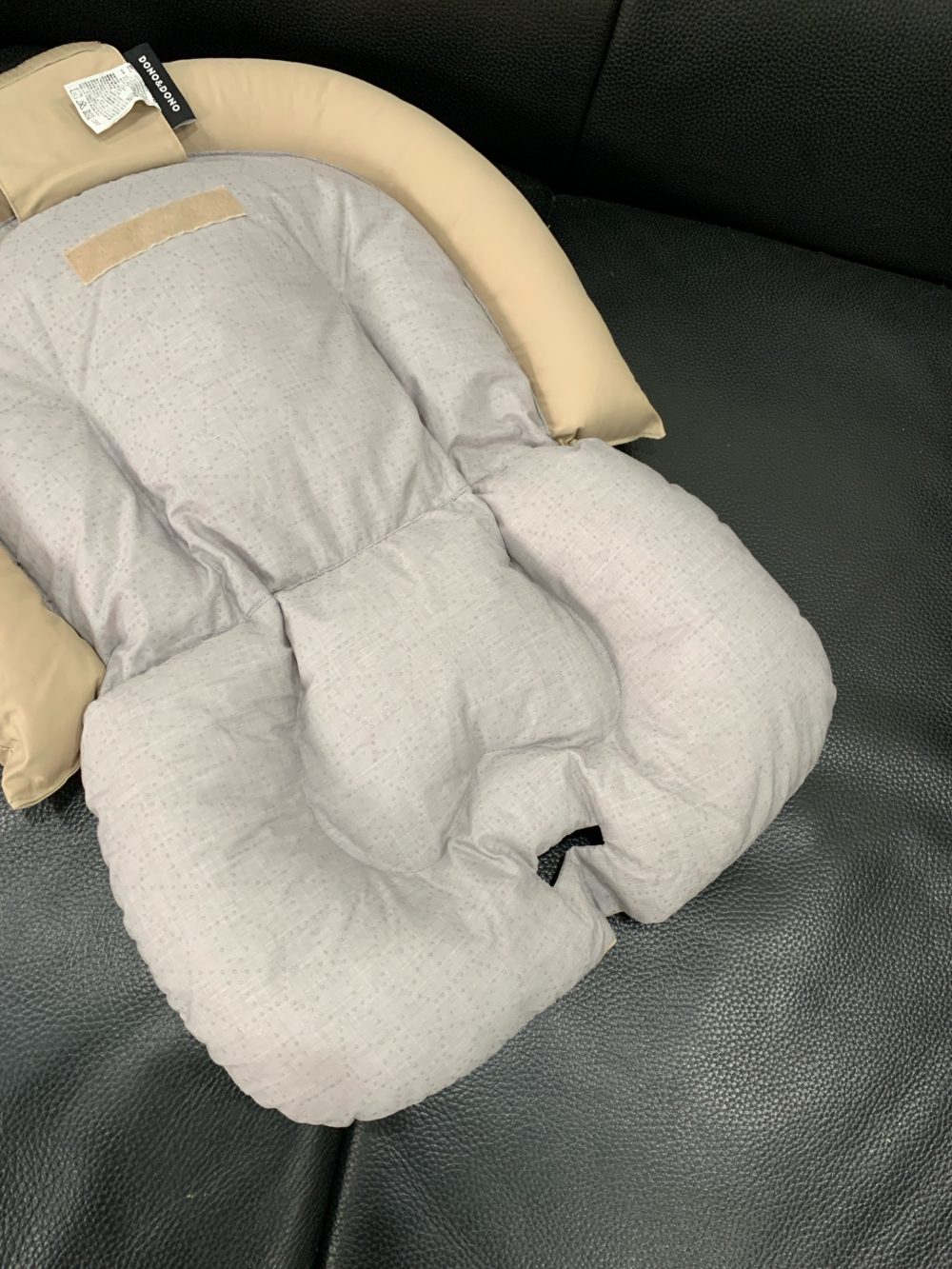 Đệm lót ghế ăn dặm cho bé chống trượt, chống thấm Dono&Dono màu beige - Ảnh 6