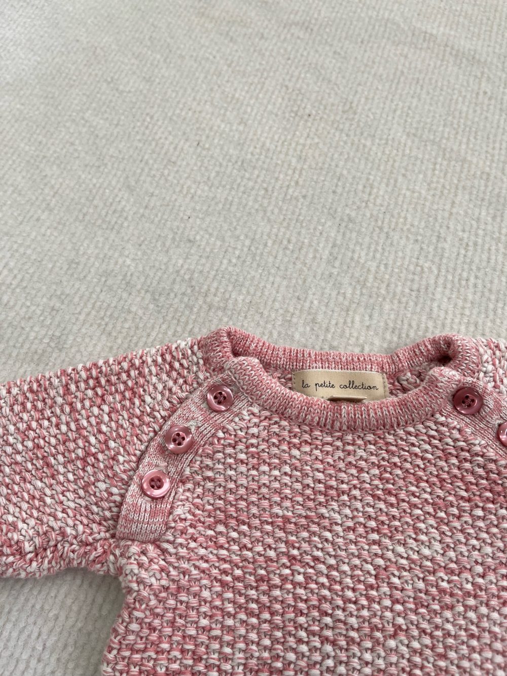 Set 2 bộ áo len và yếm mix brand Sergent Major, La Petite Collection (size: 3/6m) - Ảnh 2