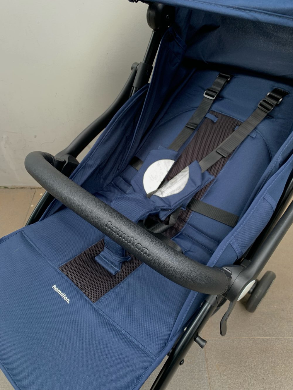 Xe đẩy Hamilton X1 plus màu xanh navy (kèm túi đựng hãng & cup holder) - Ảnh 15