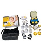 Máy hút sữa Medela Pump in style max flow (bản đầy đủ) kèm 1 bình trữ + núm ti (full box)