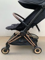 Xe đẩy gấp gọn Cybex Platinum Coya khung rosegold màu Sepia black kèm cup holder, áo mưa, túi vải đựng - Ảnh 24