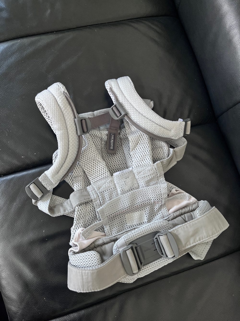 Địu Trẻ Em Baby Bjorn Harmony màu Sliver (0→3 tuổi, tối đa 15kg) còn box - Ảnh 3