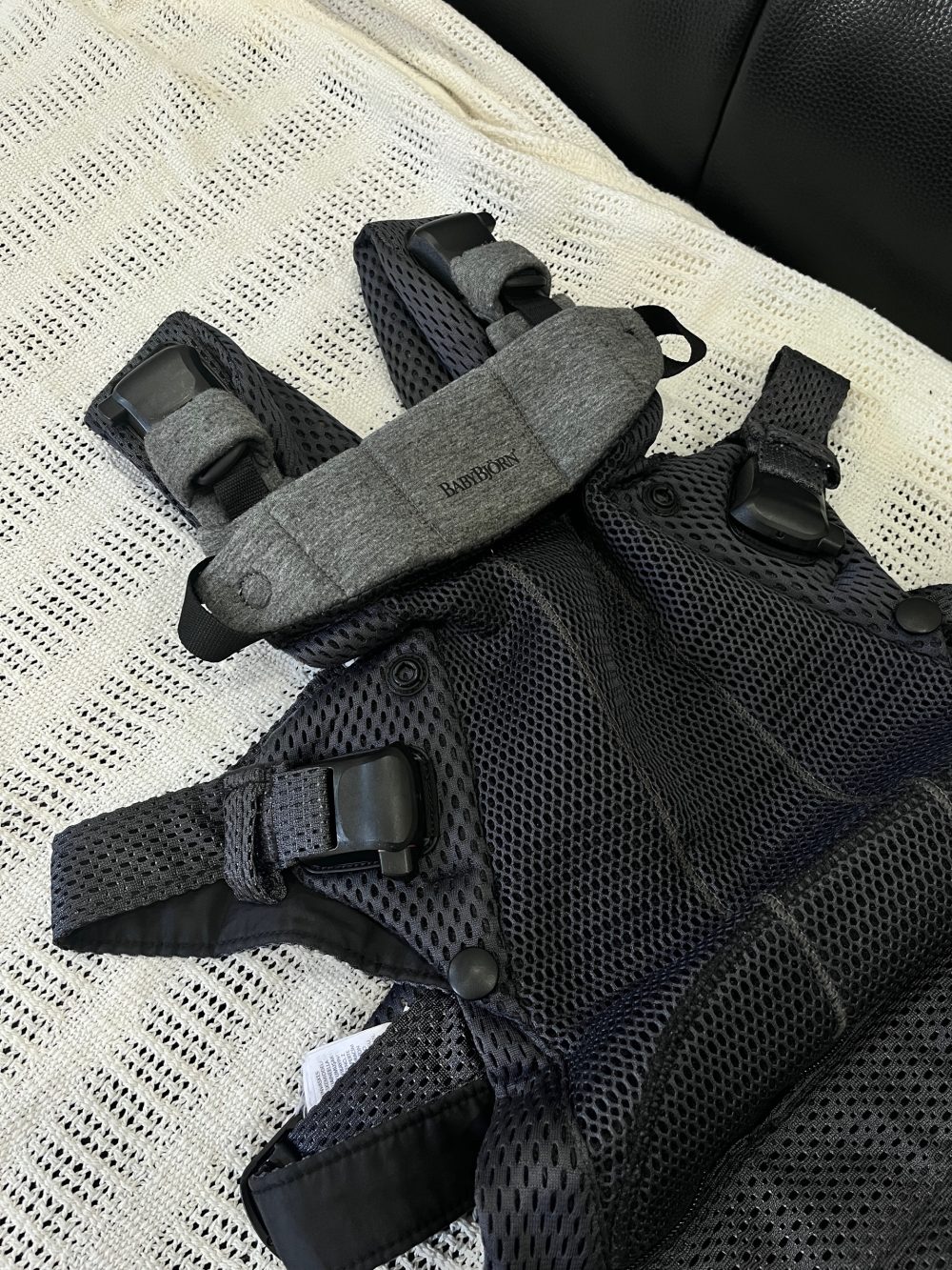 Địu Trẻ Em Baby Bjorn Harmony màu Anthracite (0-3y/~15kg) - Ảnh 5