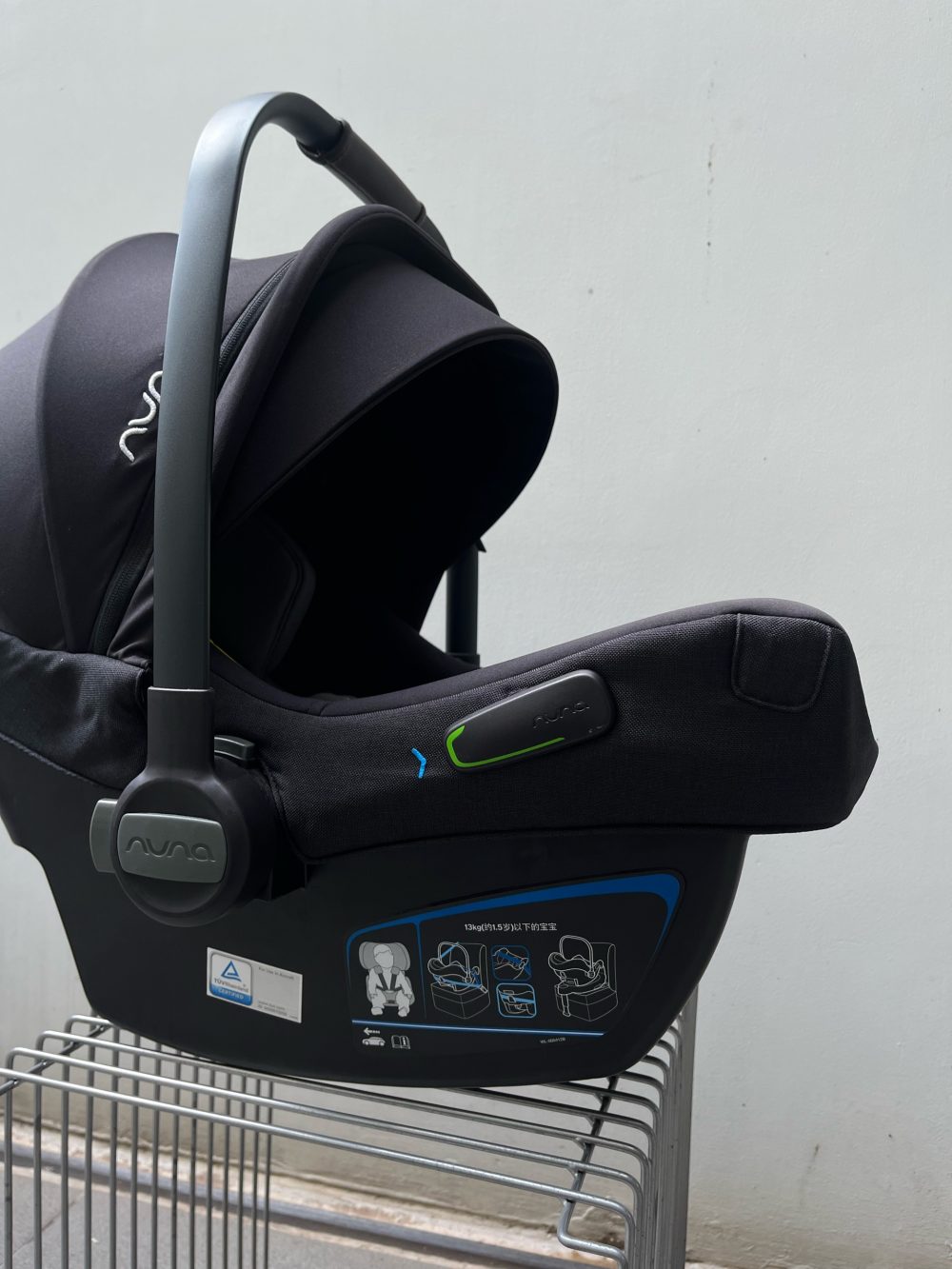 Bộ xe đẩy Nuna Triv Next màu hazelwood ( Size: 0m->4m, tối đa 22kg6)và Nôi Nuna Pipa Next màu carviar kèm Adapter - Ảnh 32