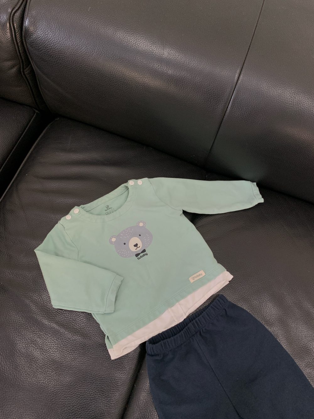 Set 2 bộ sleepsuit, bộ dài tay Old navy&Bu baby hoặc tiết ông già noel cho bé - Ảnh 5