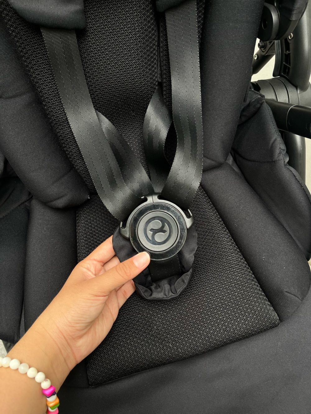 Xe đẩy Cybex Melio Carbon 3 màu đen ( size: 1m-> 22kg, full box), kèm đệm sơ sinh (bill VNQ) - Ảnh 16