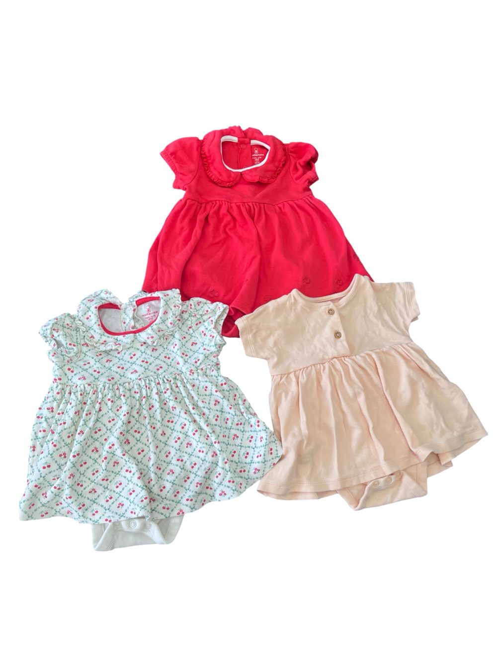 Set 3 bộ bodysuit Mothercare (size 3→6m, 6→9m) - Ảnh 1