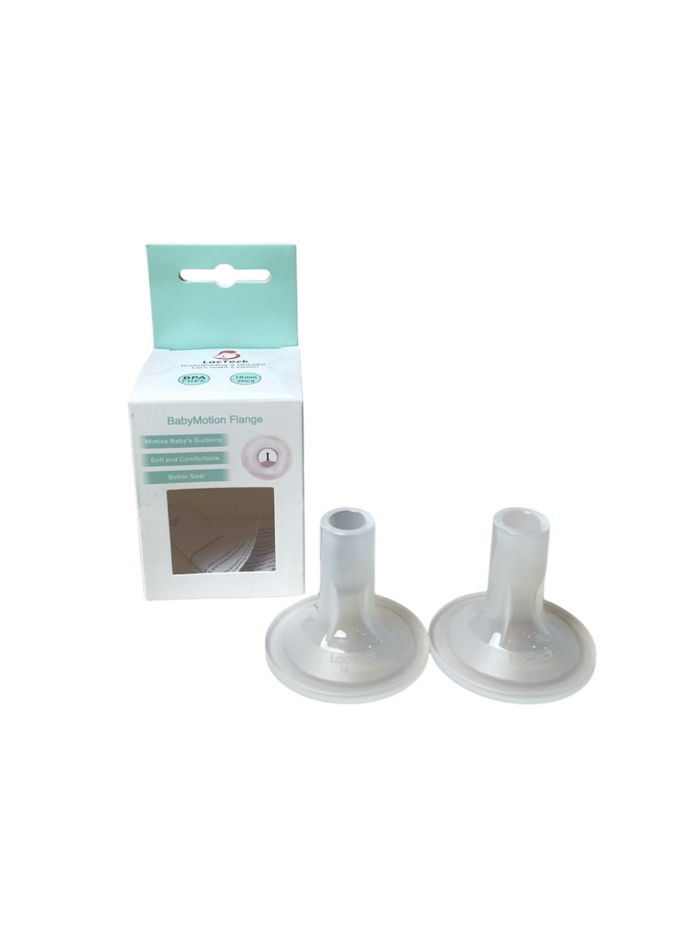 Set 2 phễu hút sữa silicon LACTECK (size: 18mm, full box) - Ảnh 1
